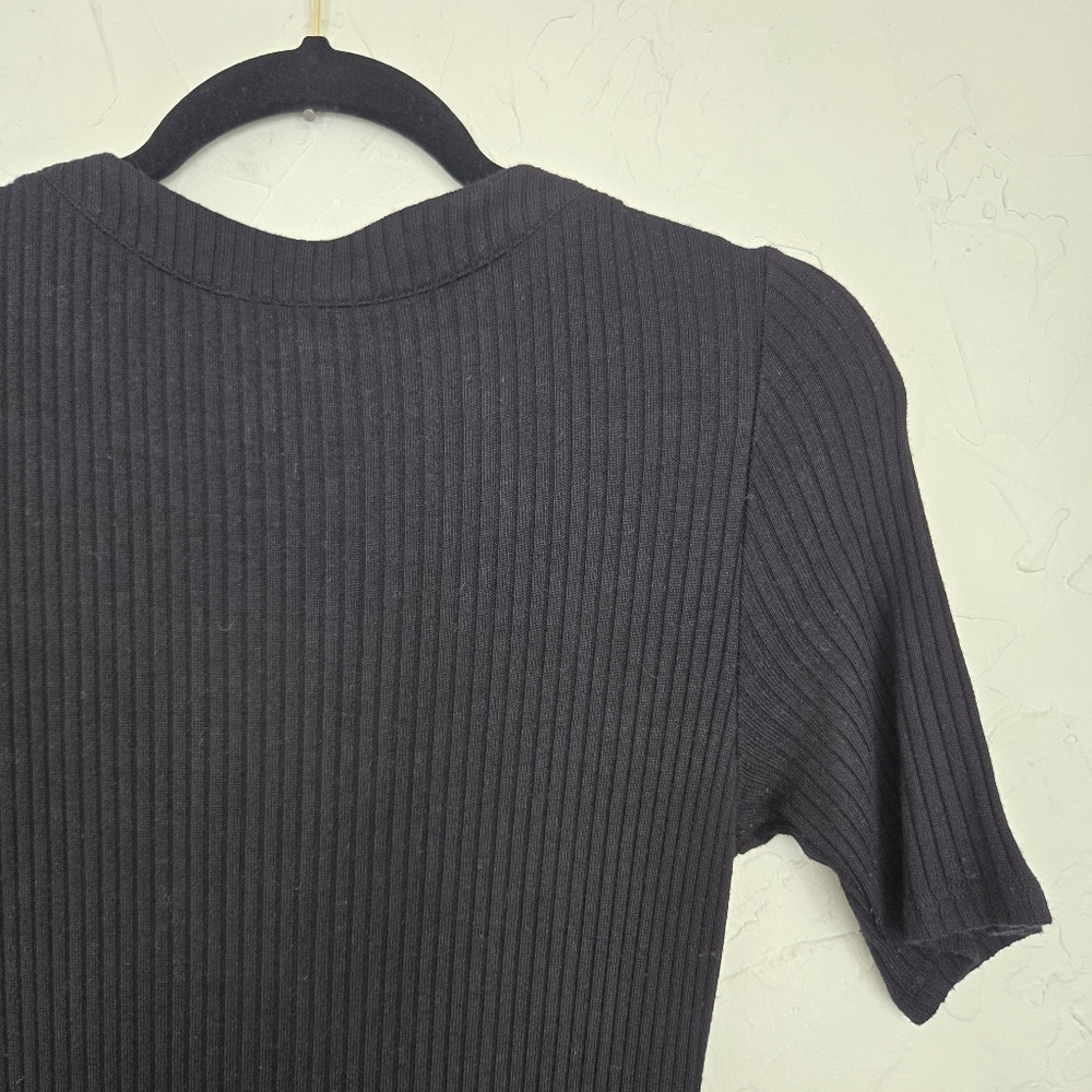 Reformation Ribbed Button Front Neada Knit Dress, S - Picture 8 of 11
